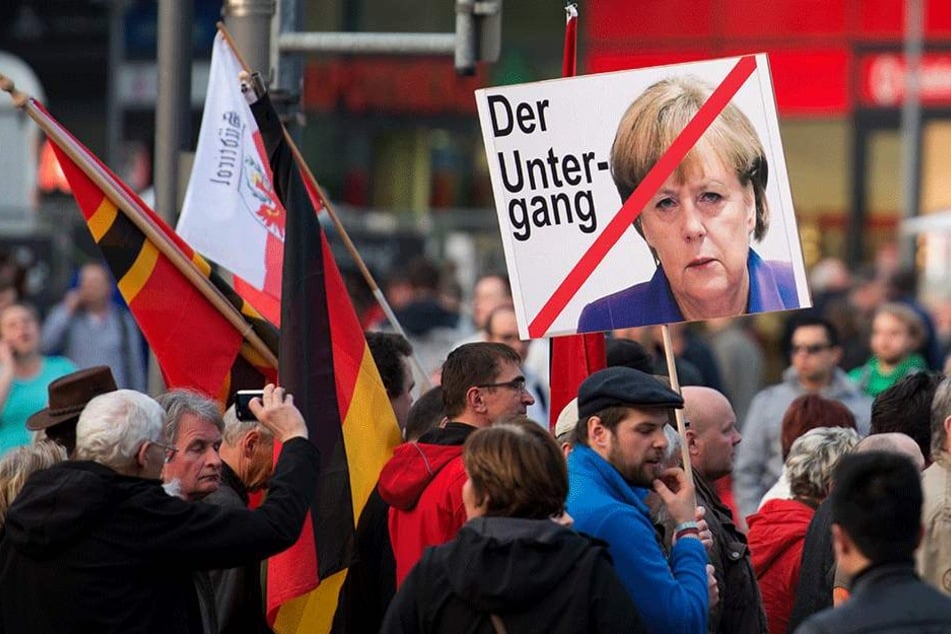 Pegida-Demo (Archivbild).
