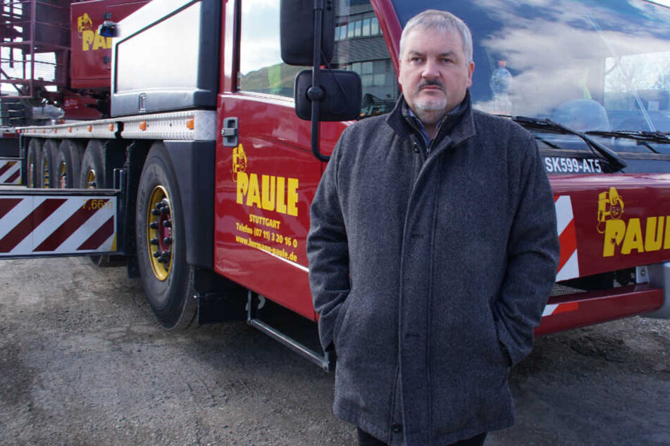 In seiner Firma haben die Diebe zugelangt: Rainer Schmid, Geschäftsführer der Hermann Paule GmbH.