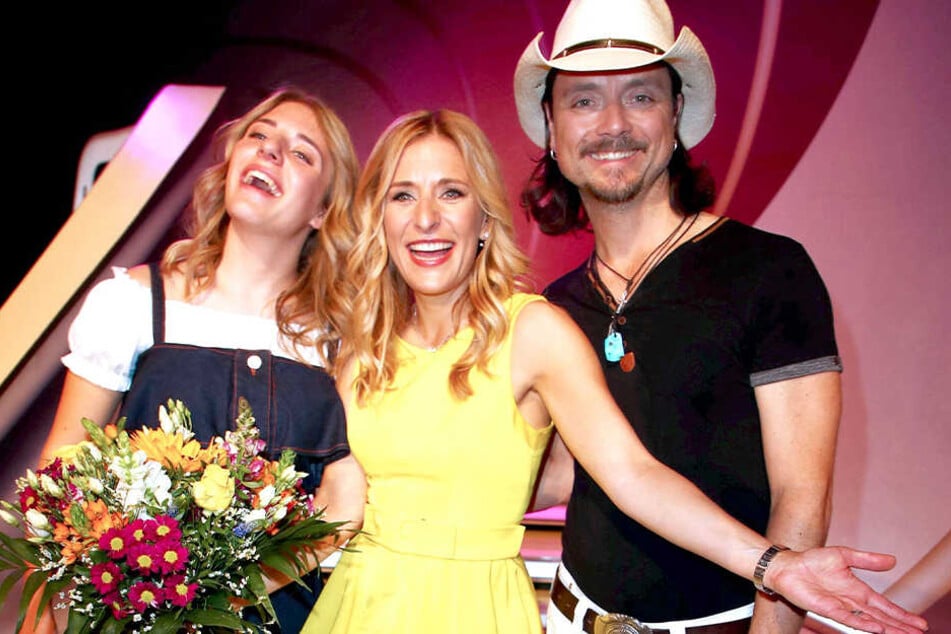 Stefanie Hertel (40), ihr Mann Lanny Lanner (44) und Tocher Johanna Mross (17) haben eine Familien-Band gegründet.