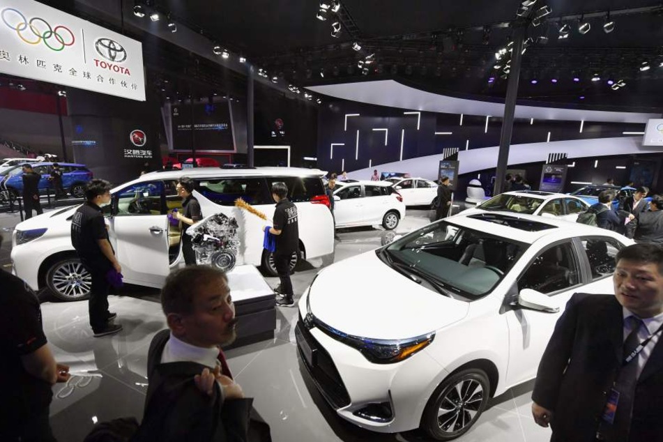 Deutsche Autohersteller nutzen die Autoshow in Guangzhou, um ihre Elektro-Autos vorzustellen. Der Markt scheint hier fruchtbarer, als in Deutschland zu sein.