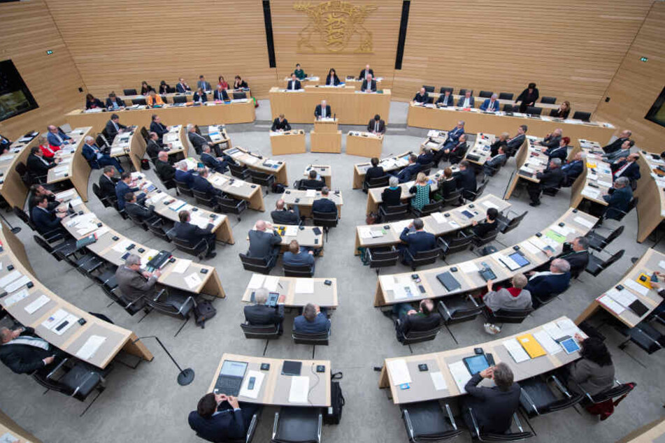 Der Landtag in Stuttgart.