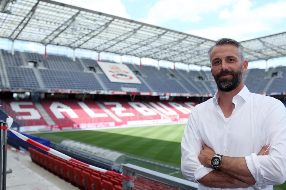 Marco Rose (41) in der Red Bull Arena in Salzburg. Der Trainer des österreichischen Serienmeisters könnte schon im Sommer in die deutsche Bundesliga wechseln.