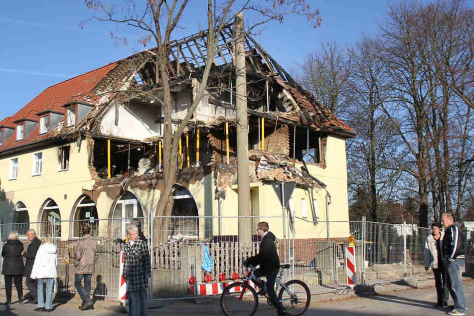 Das mittlerweile abgerissene Haus in der Frühlingsstraße.