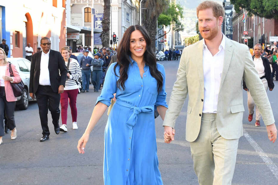Herzogin Meghan (38) und Prinz Harry (35) bei ihrer Afrikareise. (Archivbild)
