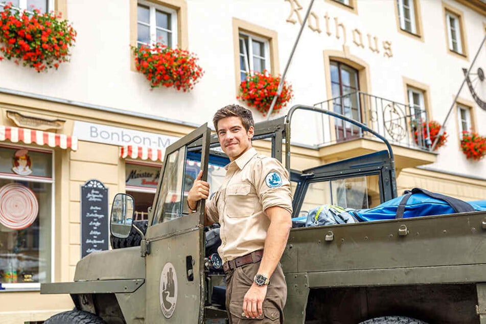 Philipp Danne (34) dreht noch bis Anfang September in der Sächsischen Schweiz die zweite Staffel von "Der Ranger".