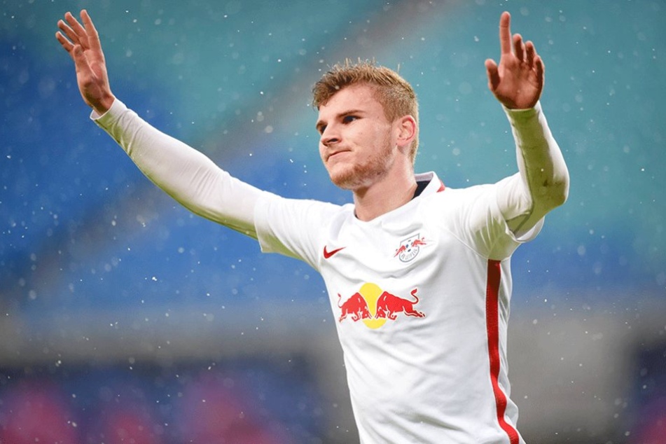 Timo Werner freut sich über sein Tor zum 1:0.