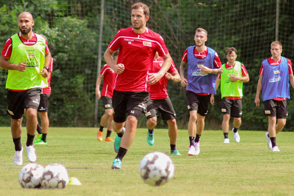 Die Eisernen gehen im Training engagiert zur Sache und wollen eine gute Saison 2018/19 spielen.