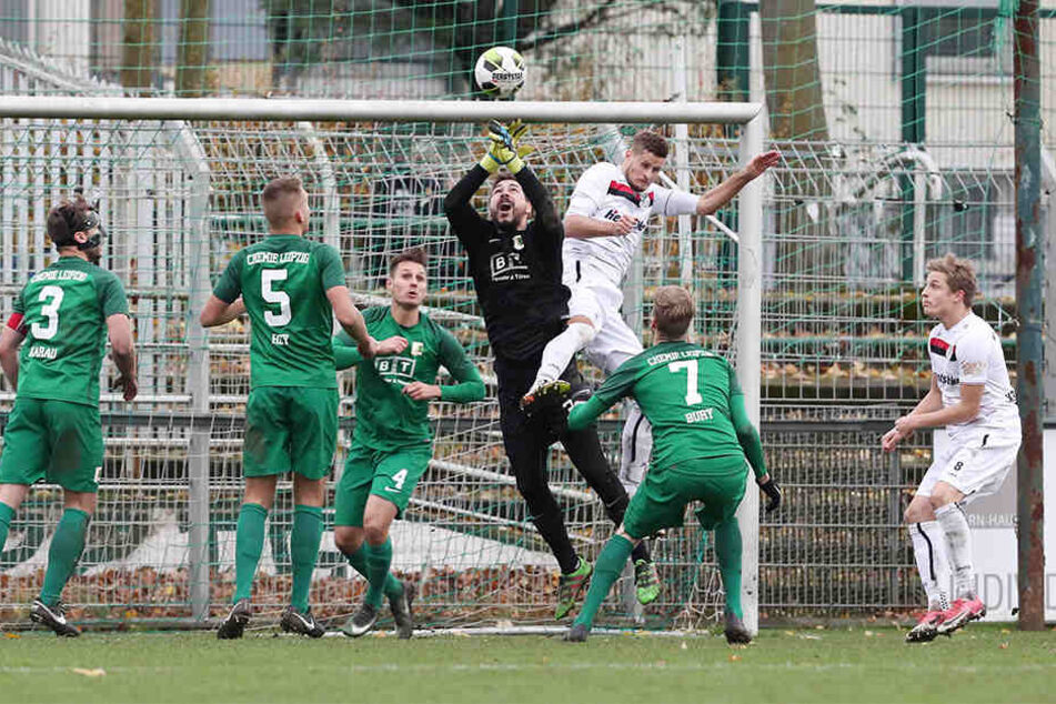 Nach dem Führungstreffer von Alexander Bury drängte Budissa Bautzen auf den Führungstreffer. Doch die BSG konnte das 1:0 verteidigen.