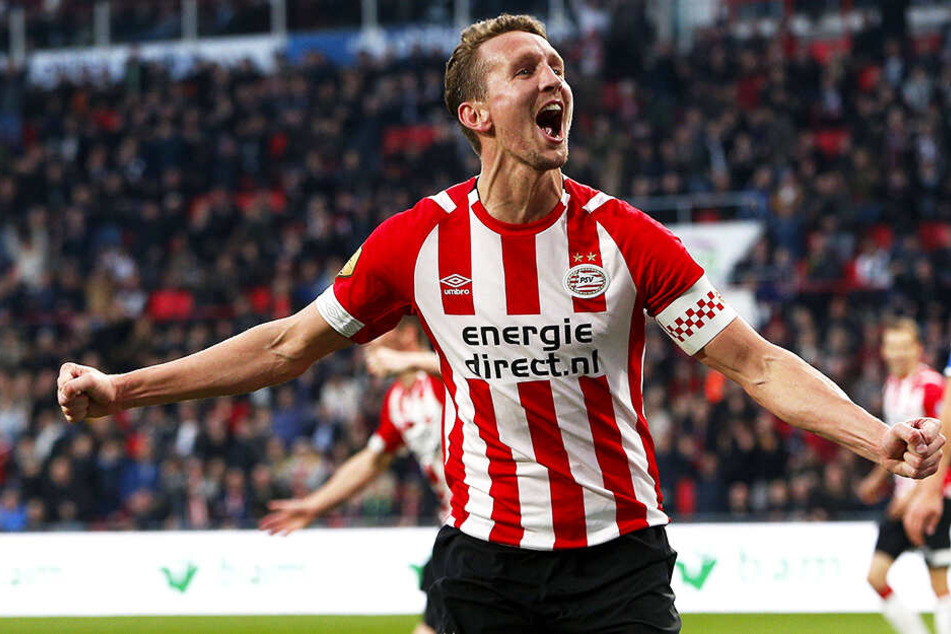 Top-Torjäger und Top-Scorer der niederländischen Eredivisie: Ex-Gladbach-Stürmer Luuk de Jong kommt für die PSV Eindhoven auf 32 Torbeteiligungen in 29 Liga-Spielen.