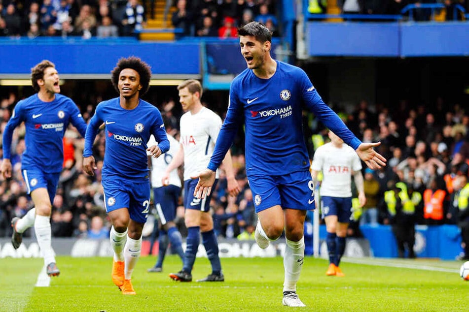 Ein Transfer von Chelseas Alvaro Morata (r.) erscheint trotz der schnellen Drähte nach dem Pulisic-Deal unwahrscheinlich.