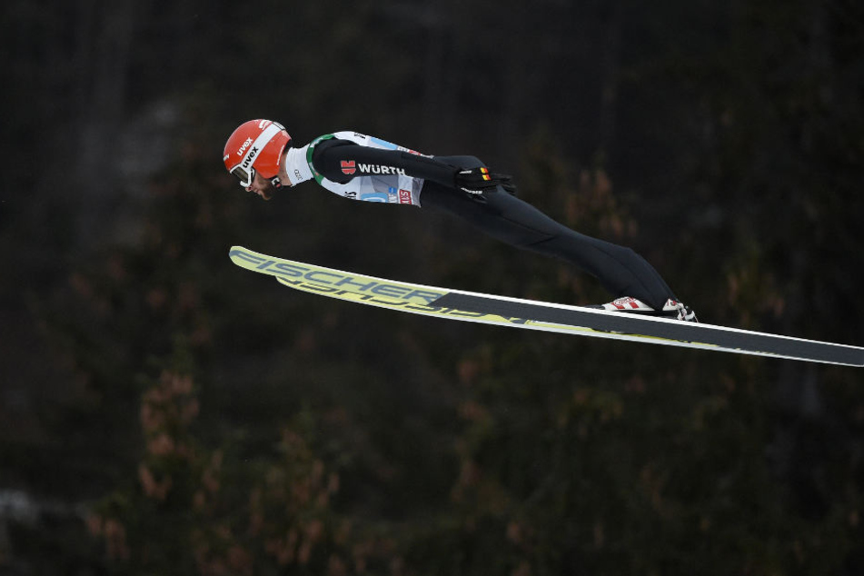 Nicht einmal 25 Zentimeter fehlten Markus Eisenbichler in Oberstdorf zum Sieg.