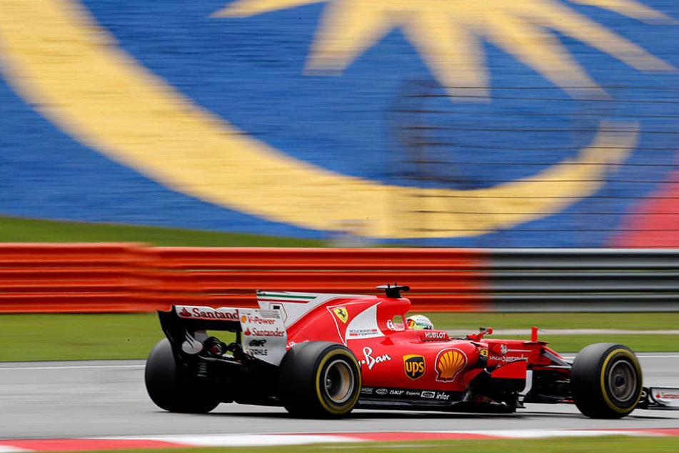 Während des Rennens, das er als Vierter beendete, war bei Sebastian Vettel noch alles in Ordnung.