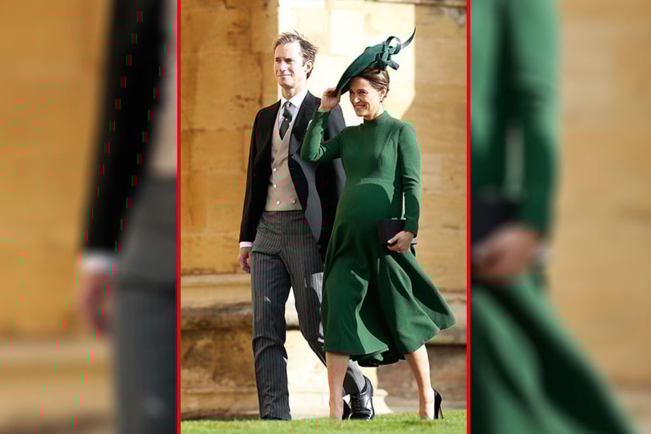 Gemeinsam mit Ehemann James Matthews (43) besuchte Pippa (35) am Freitag noch hochschwanger die Hochzeit in Windsor.