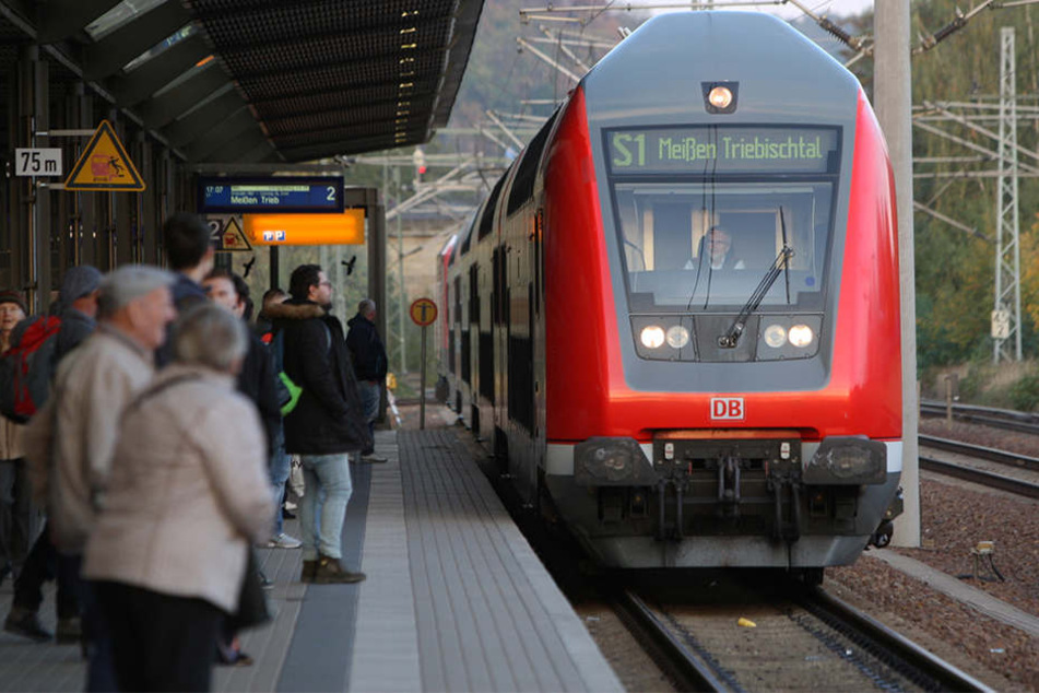 Aufgrund des Unfalls hatten viele S-Bahnen im Umkreis von Pirna Verspätung.