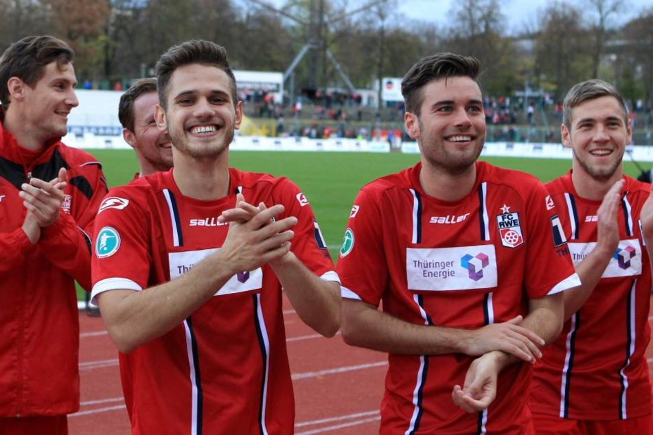 Waren gute Kumpel in Erfurter Zeiten: Luka Odak (l.) und Niklas Kreuzer.