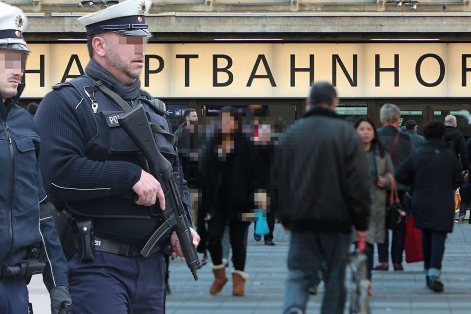 Die Bundespolizei nahm die Gruppe Nigerianer vorläufig fest.