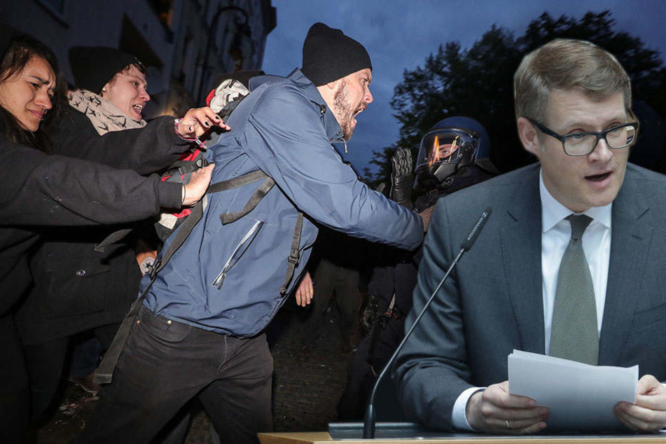 Stephan Lenz fordert für die gesamte Partei ein hartes Vorgehen gegen die Chaoten vom 1. Mai.