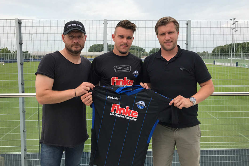 Matthias Stingl (Mitte) spielte zuletzt in der U19 des FC Bayern München.