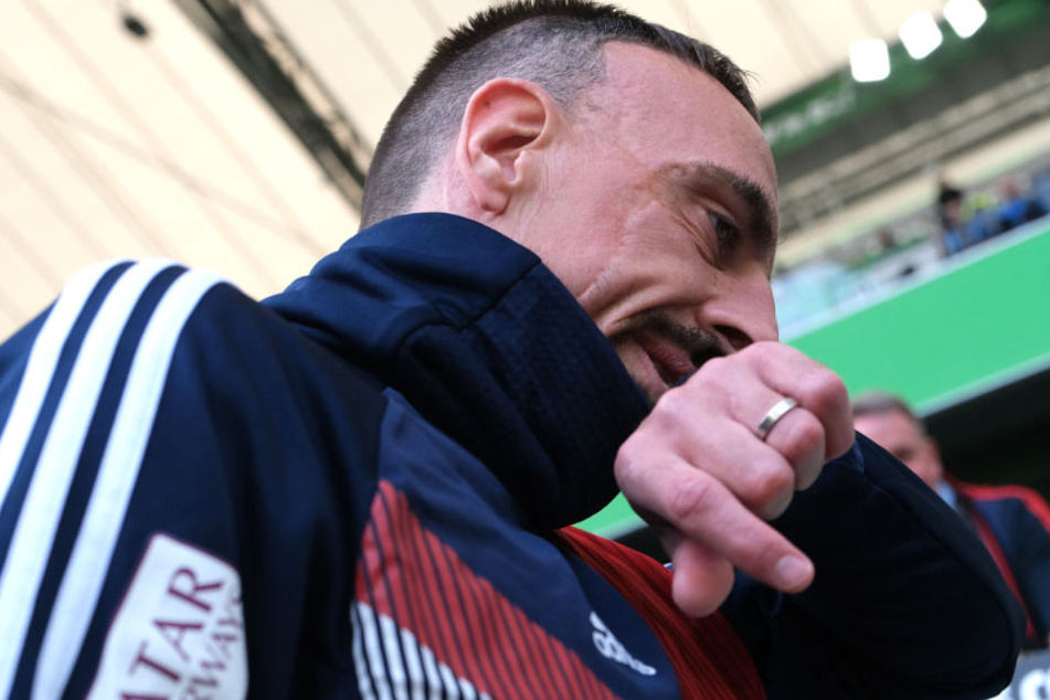 Franck Ribéry vom FC Bayern München ist auf Twitter ausgerastet. (Archivbild)