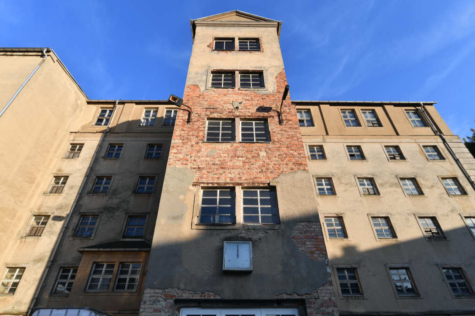 Fabrikgebäude einer Spinnerei in Frankenberg, das einst von den Nazis als Konzentrationslager genutzt wurde.