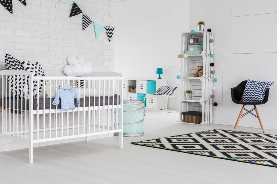 Ein modernes Kinderzimmer.