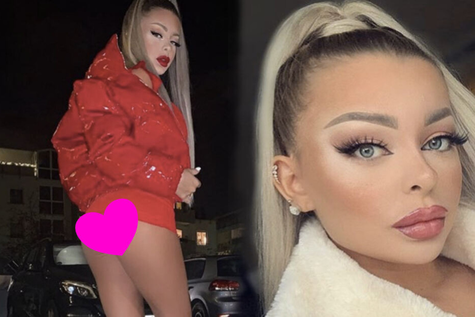 Musste schon einigen Hate einstecken: Sängerin Katja Krasavice. (Bildmontage)