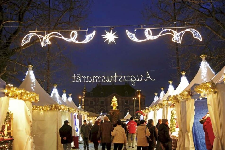 Der Augustusmarkt wird auch der "internationale Weihnachtsmarkt" genannt.