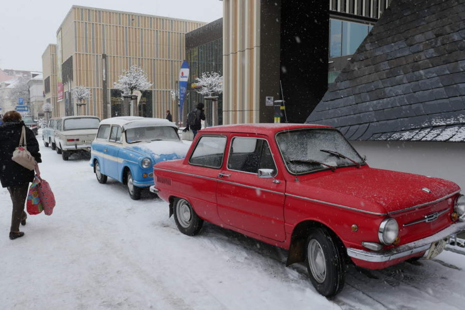Insgesamt ziehen 15 DDR-Oldtimer ins neue Museum am Albertplatz.