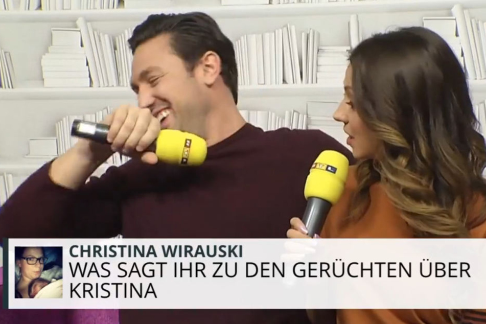 Im Facebook-Livestream müssen sich Daniel Völz (33) und seine Kristina Yantsen (24) auch unangenehmen Fragen stellen.