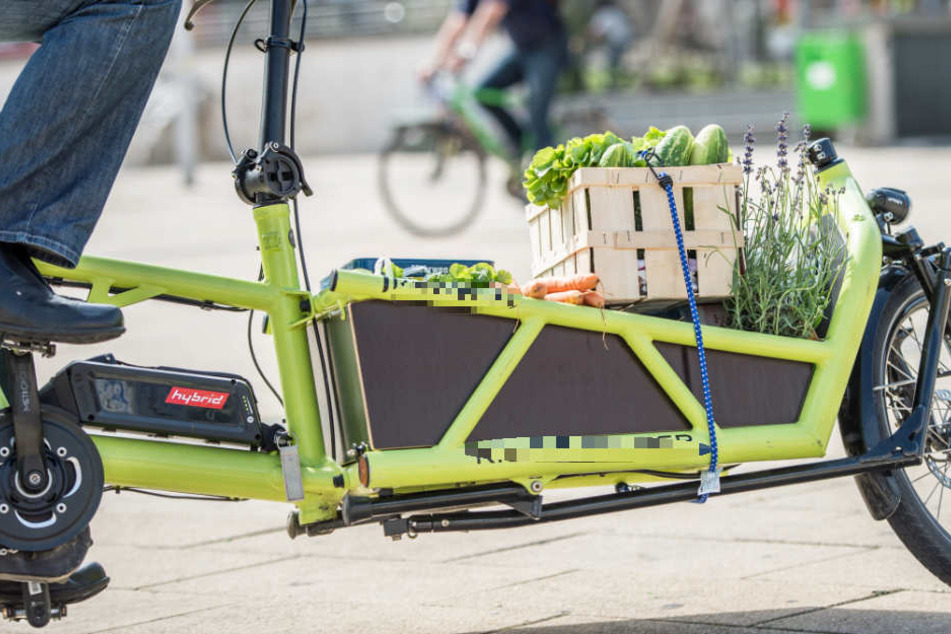 Enorm praktisch: Schwere Lasten können auch per Fahrrad transportiert werden (Archivbild).