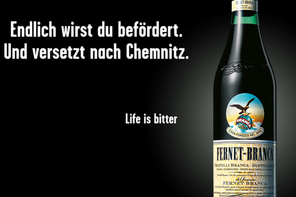 Mit diesem Spruch sollen die Chemnitzer auch mal über sich schmunzeln können.