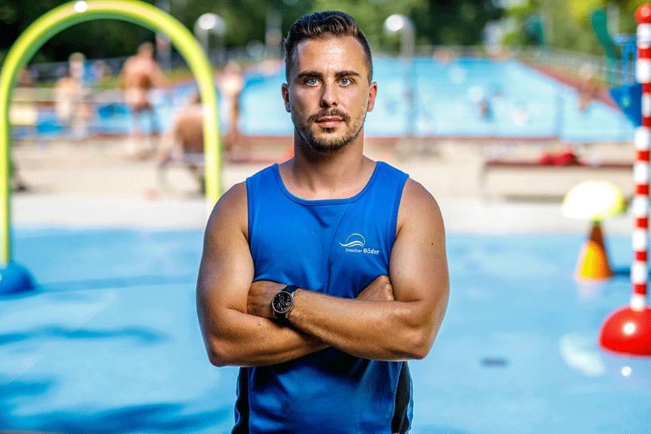 Oskar Rentzsch ist mit 26 Jahren bereits Badleiter.