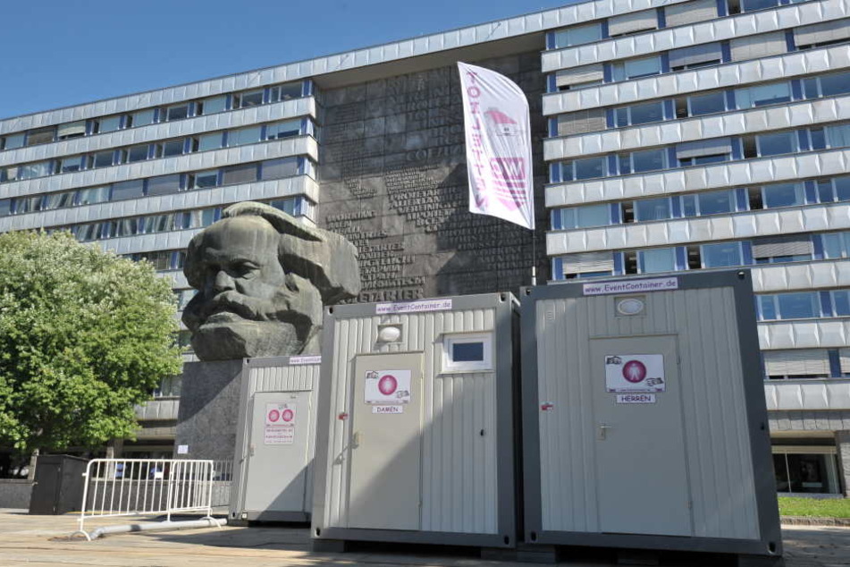 Die Männer waren direkt vor dem Marx-Monument aneinander geraten.