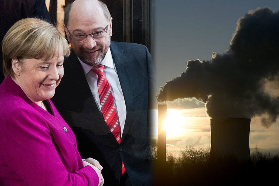 Verabschieden sich Angela Merkel und Martin Schulz von den deutschen Klimaschutzzielen?
