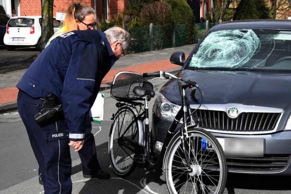 Die Polizei nahm den Unfall auf.