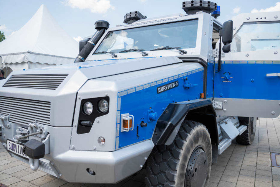 Der "Survivor R" wird vom Rüstungskonzern Rheinmetall in Düsseldorf hergestellt.