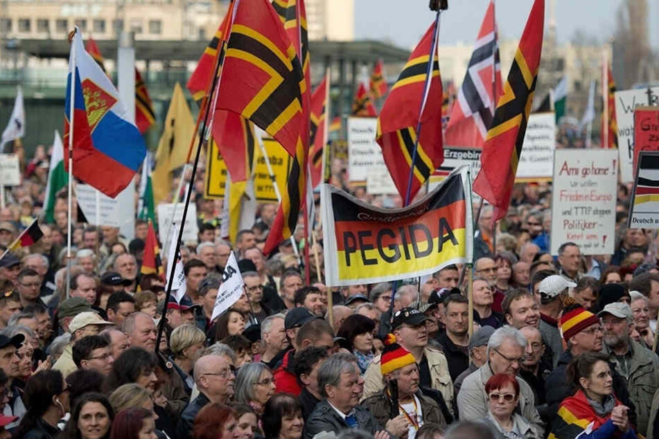 Das PEGIDA-Bündnis plant am 8. Mai eine Kundgebung auf dem Neumarkt.