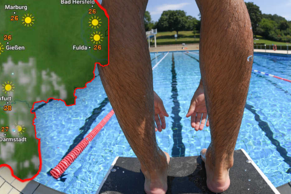 Auch in der nächsten Woche herrscht in Hessen perfektes Bade-Wetter (Symbolbild).