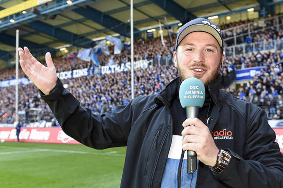 Sebastian Wiese ist der aktuelle Stadionsprecher beim DSC Arminia Bielefeld.