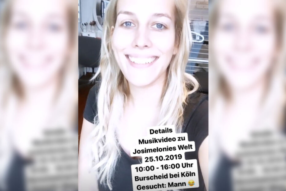 Die Montage zeigt einen Screenshot aus den Instagram-Storys von Josimelonie.