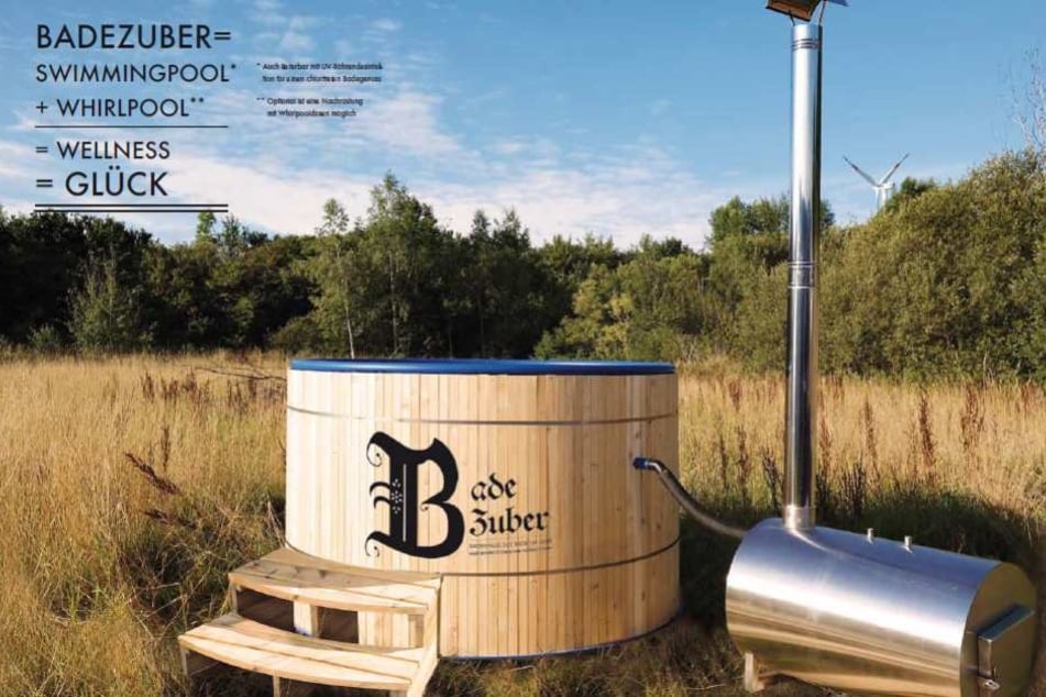Badevergnügen im Winter und Sommer: Ein Kunststoffbauer aus dem Erzgebirge hat einen innovativen Badezuber entwickelt.