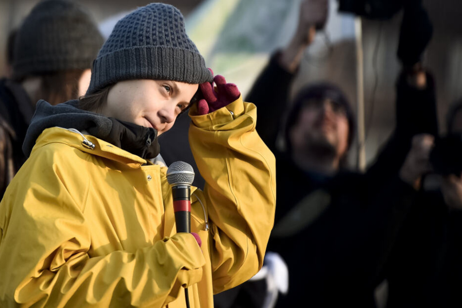 Greta erst kürzlich bei Klimaprotesten im italienischen Turin.