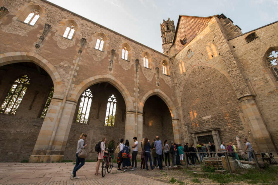 Im vergangenen Jahr konnte man auch die Ruine der Barfüßerkirche in Erfurt erkunden.