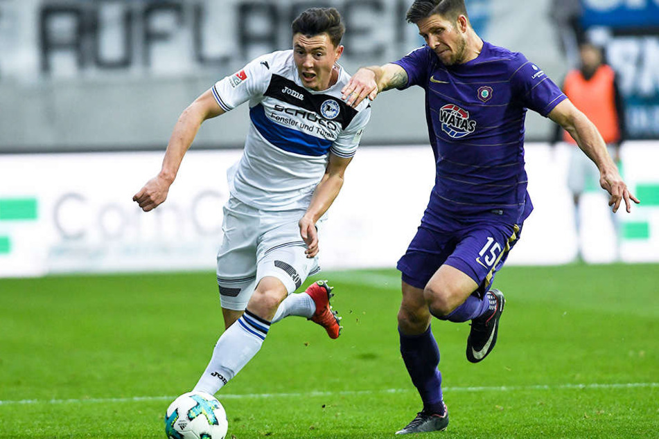 Nils Quaschner (23, li.) muss am linken Knie operiert werden.