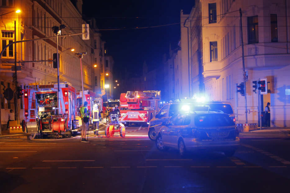 In der Nacht zu Sonntag hatte es auf der Oststraße plötzlich gekracht.