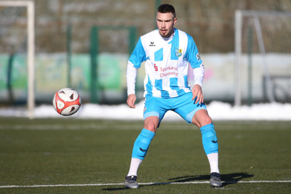 Im Testspiel am Sonnabend gegen den Halleschen FC (2:4) stand Erlbeck erstmals für die Chemnitzer auf dem Platz.