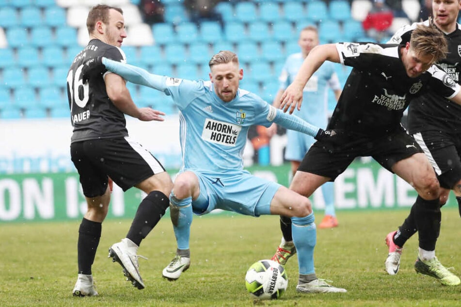 Erstmals unter Trainer David Bergner in der Startelf: Björn Kluft durfte im Ostduell gegen Jena von Anfang an ran.