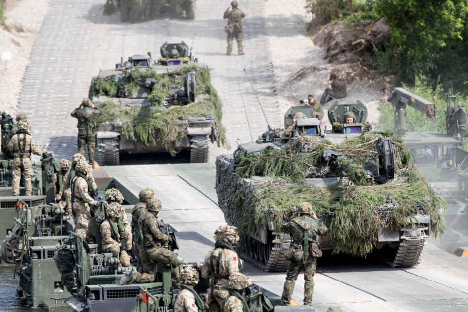 Mehr als 40.000 Soldaten - darunter auch die Truppen der Bundeswehr - nehmen an dem NATO-Manöver teil (Archivbild).
