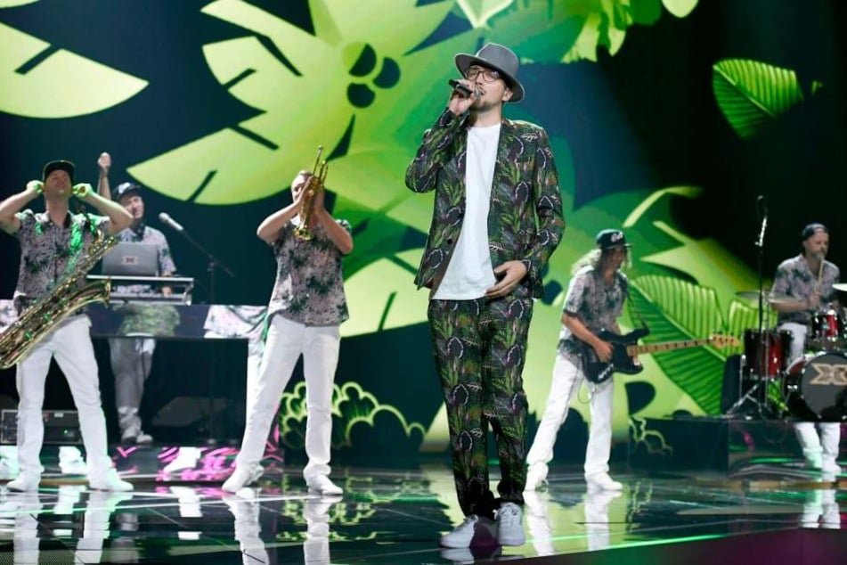 Die Sieger-Band "EES & the Yes-Ja-Band" beim "X Factor"Live-Finale in den MMC Studios in Köln am 19.10.2018
