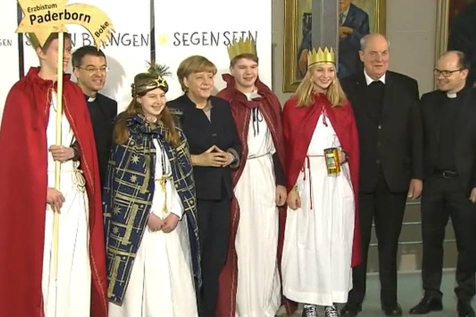 Vier Messdiener der Gemeinde St. Landolinus Boke haben das Erzbistum Paderborn in Berlin vertreten.